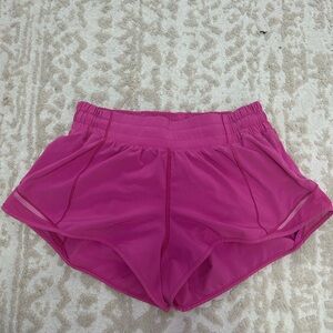 Lululemon Athletica Pink Athletic Shorts Lightweight Moisture-Wicking